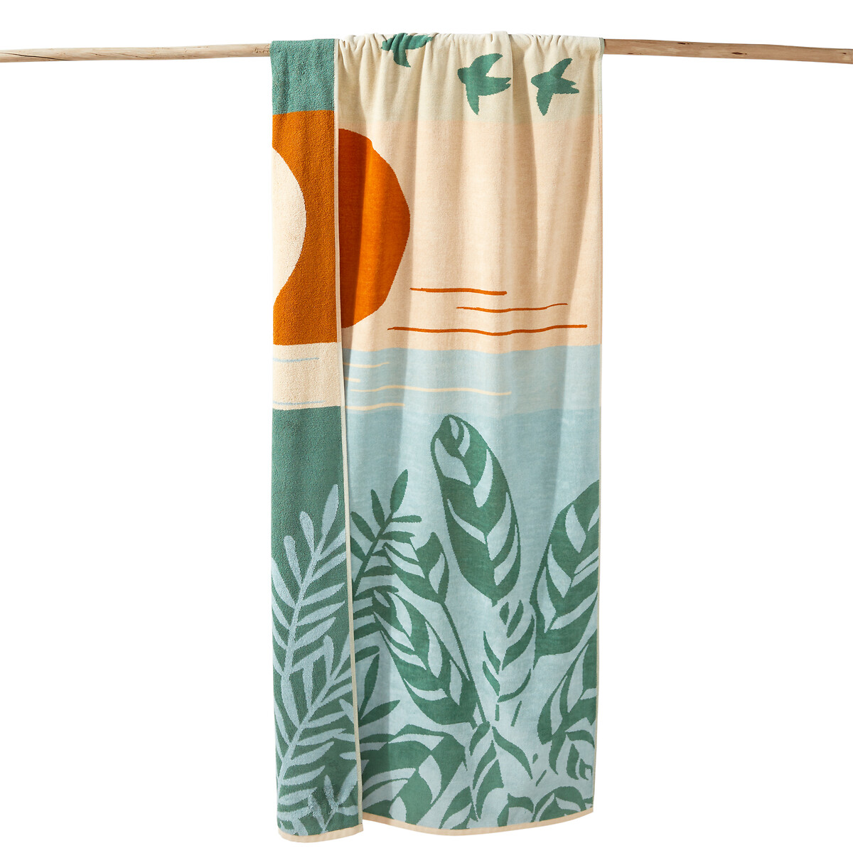 Полотенце Пляжное из велюровой махровой ткани Tallaboa 90 x 175 cm разноцветный