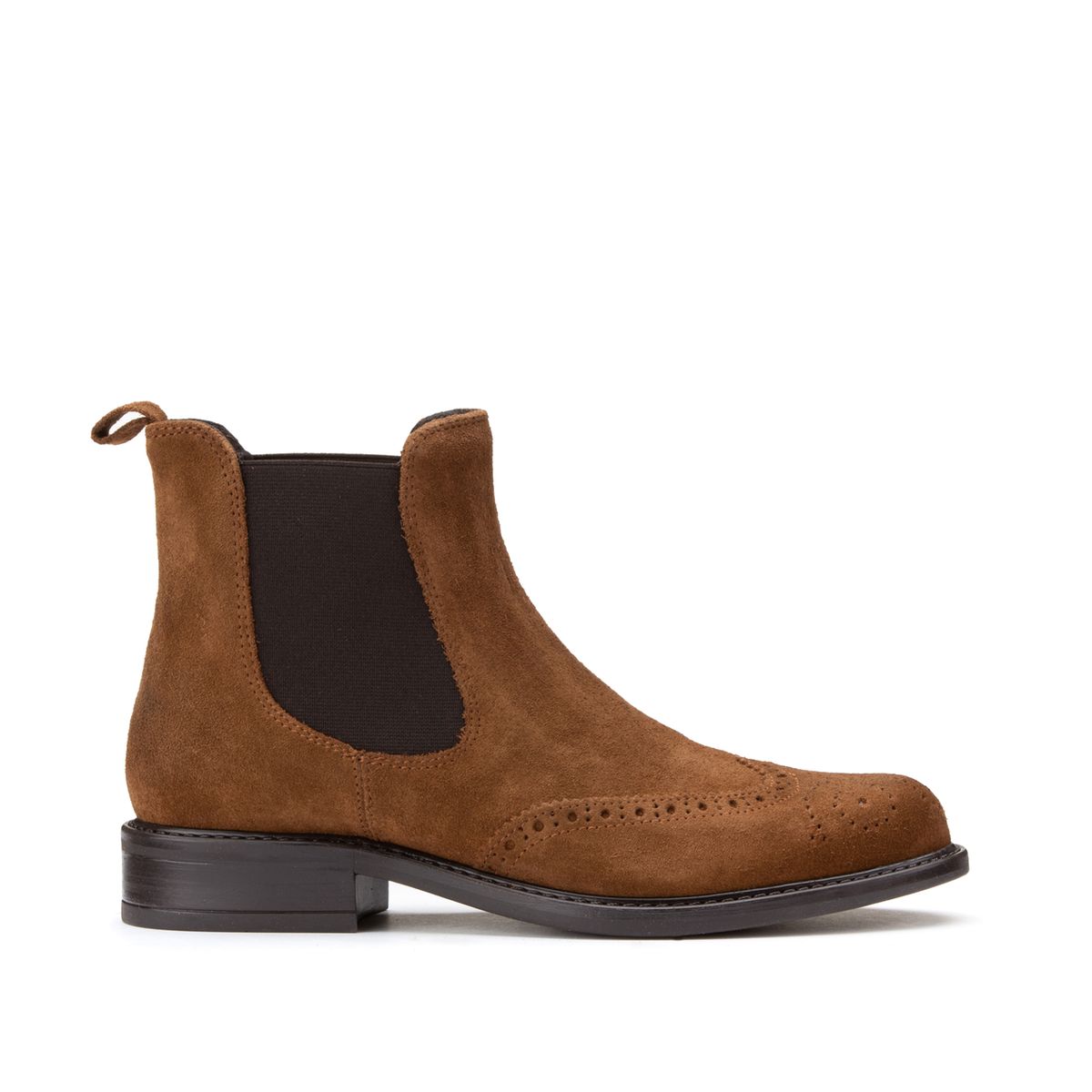 Boots cuir Trim