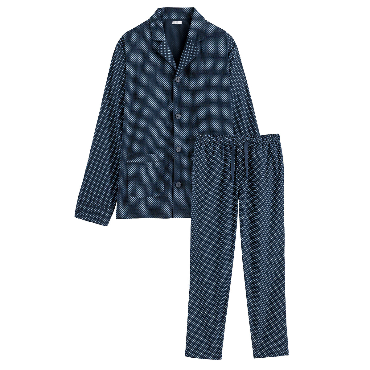 Пижама LA REDOUTE COLLECTIONS Пижама С принтом из биохлопка S синий, размер S - фото 5