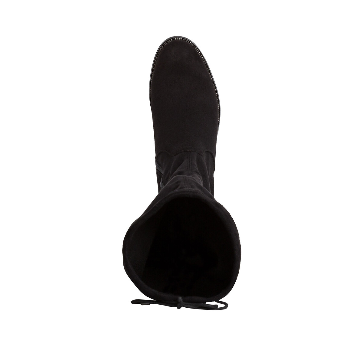 Ботфорты LaRedoute На низком каблуке 36 черный, размер 36 - фото 3