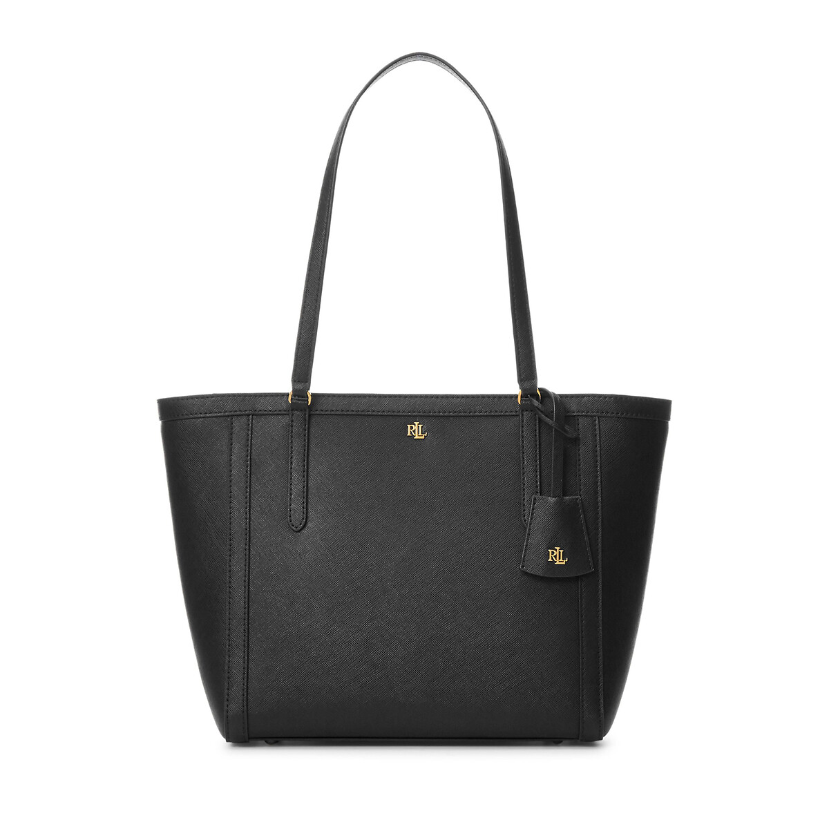 Сумка-шоппер из кожи единый размер черный сумка шоппер средняя из парусины с блестками единый размер черный