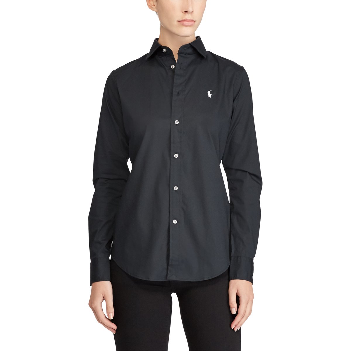 

Рубашка POLO RALPH LAUREN, Черный, Из поплина с длинными рукавами 40 (FR) - 46 (RUS) черный