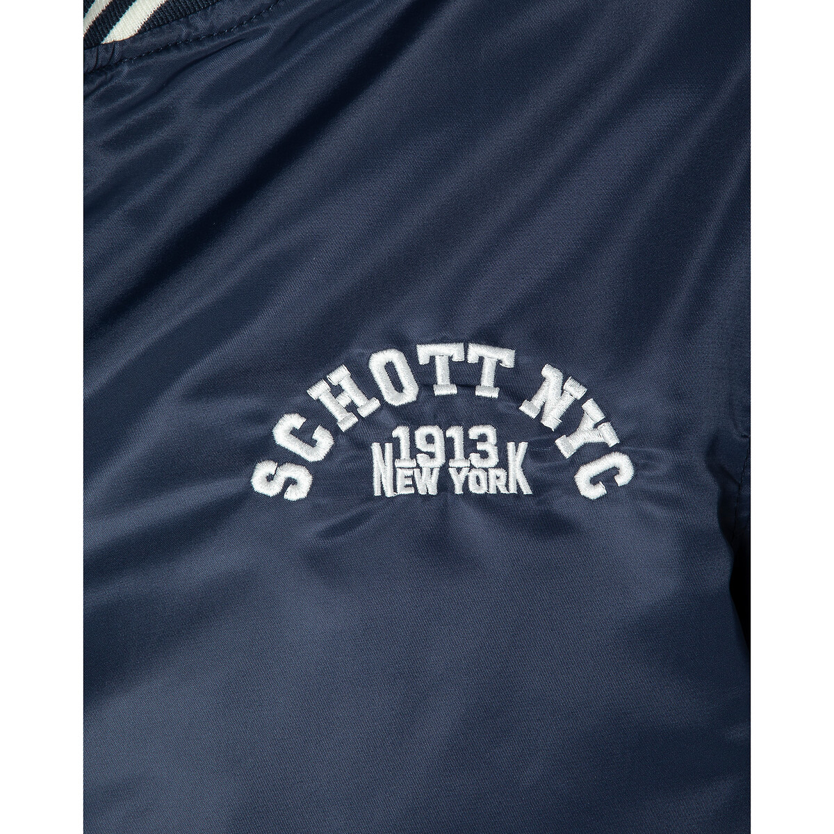 Куртка-бомбер С вышивкой на груди и логотипом на спинке Princeton1 XXL синий LaRedoute, размер XXL - фото 2