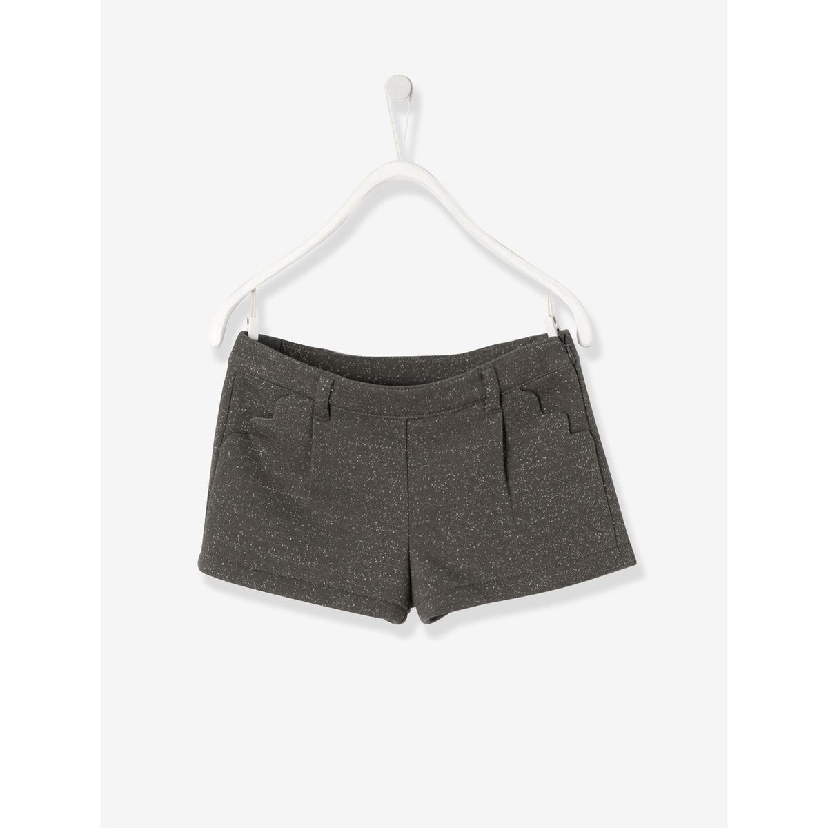 Short fille en molleton irisé