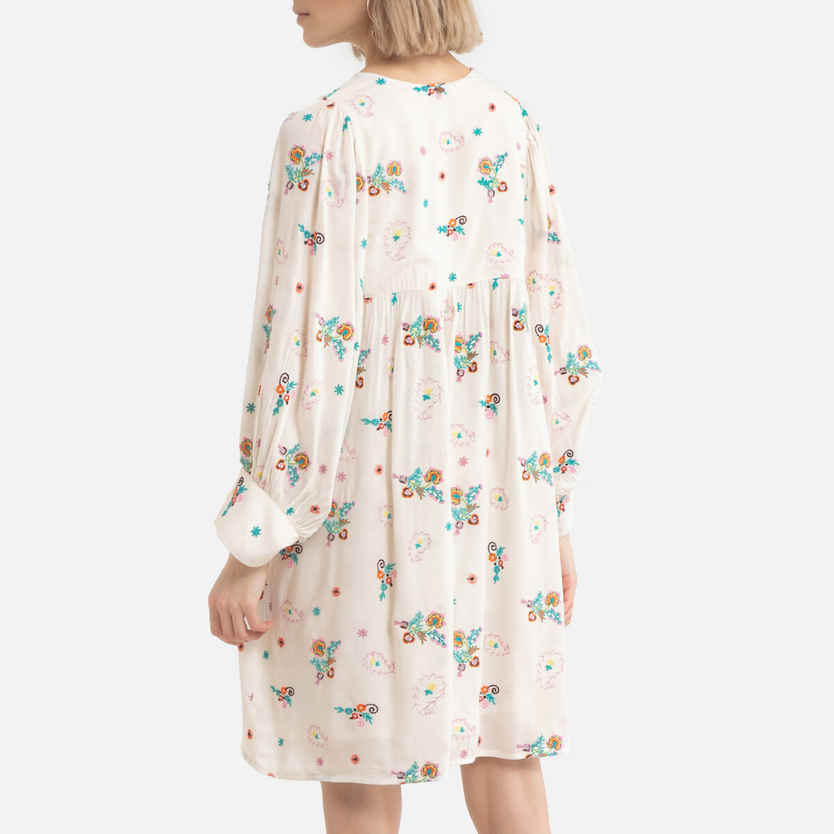 

Платье LaRedoute, Бежевый, С цветочным принтом короткое HOULA MINIDRESS 38 (FR) - 44 (RUS) бежевый