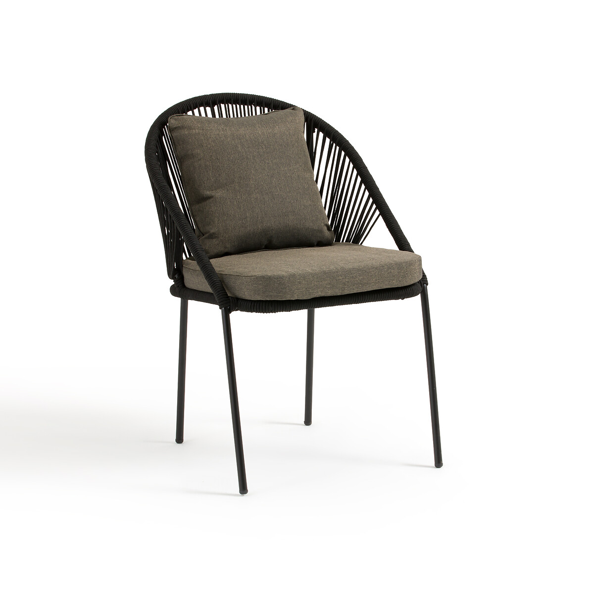Кресло LA REDOUTE INTERIEURS Столовое для сада San Monica единый размер черный - фото 1