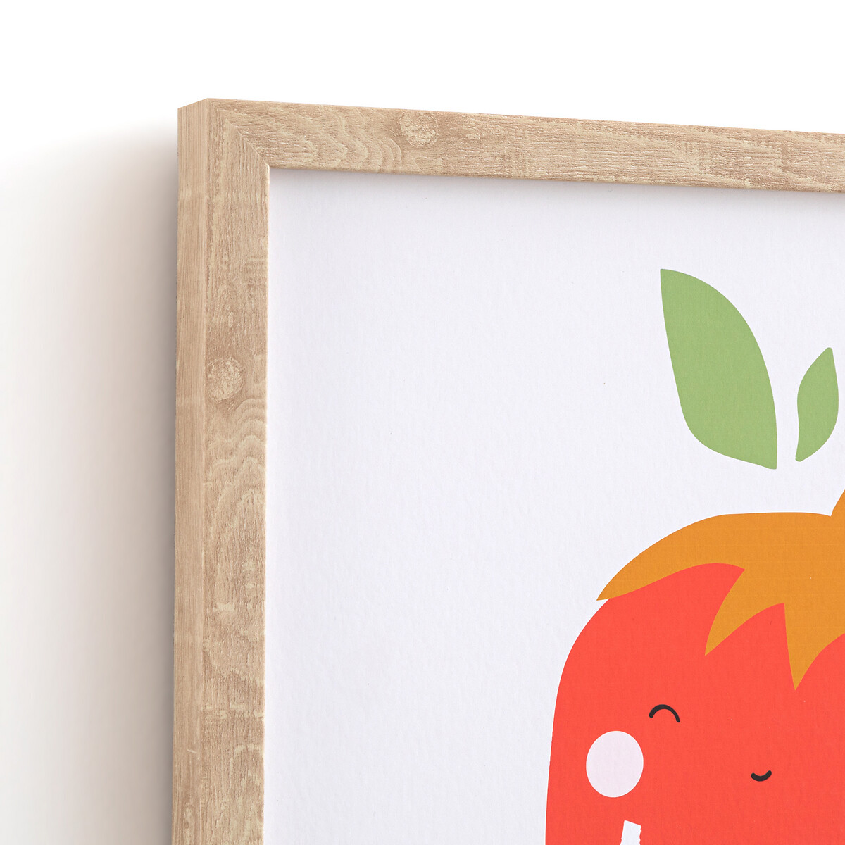 Рамка LaRedoute Детская с рисунком клубника Fruta единый размер разноцветный - фото 3