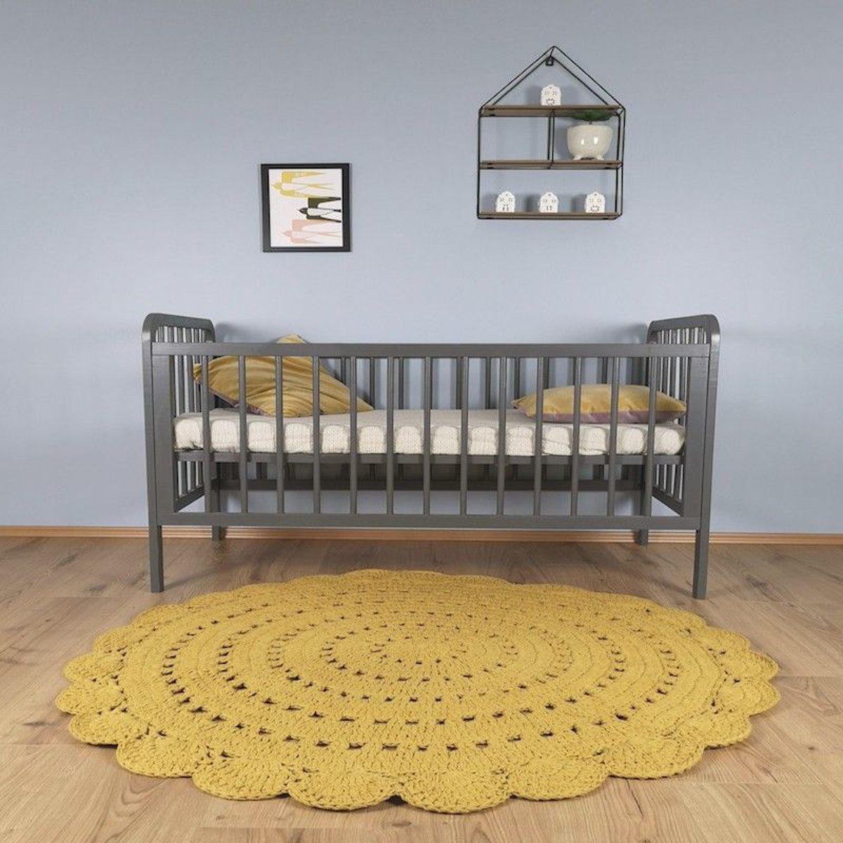 ALMA Mangue rond lavable pour Chambre bébé par Nattiot