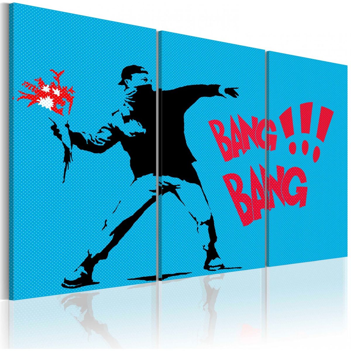Tableau Triptyque - Bang bang! - triptych
