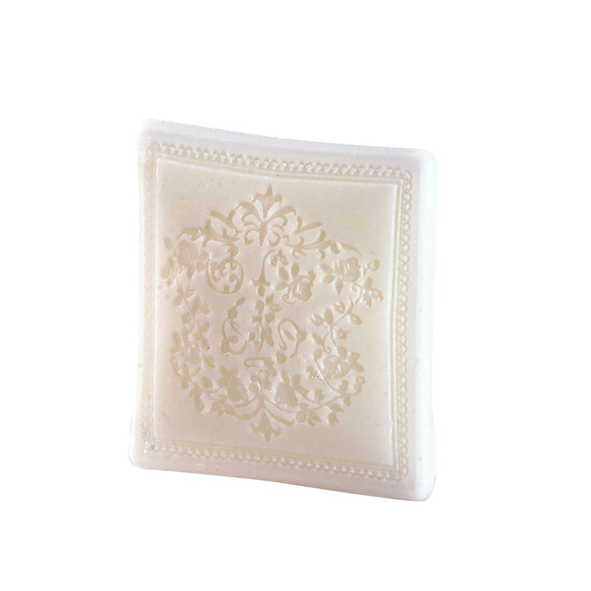 Savon coussin brodé 25 g - Freesia, Muguet et Musc blanc