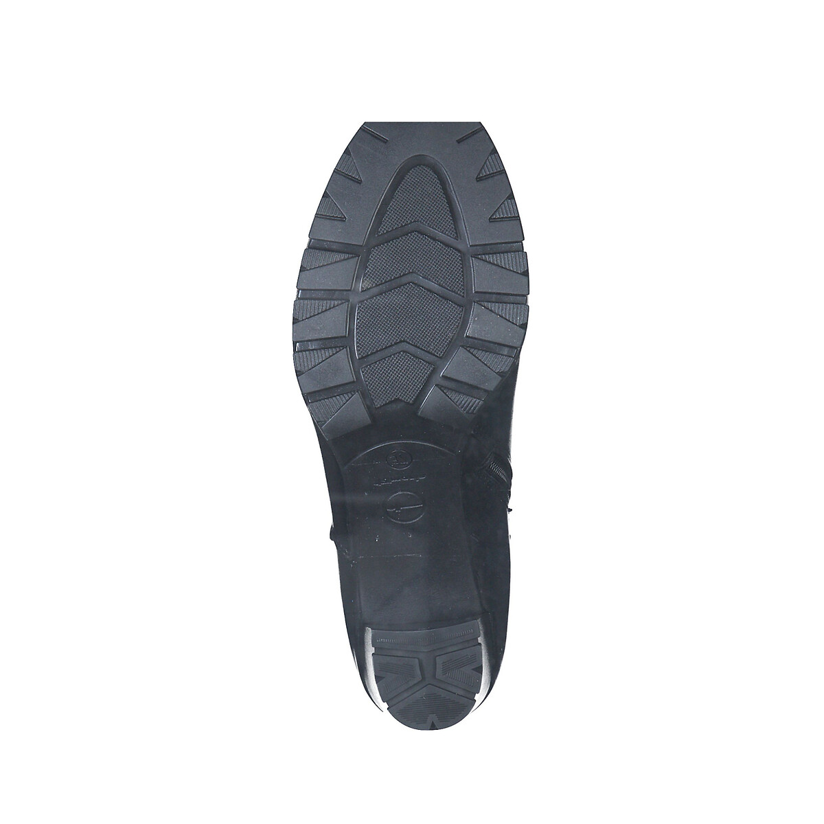 Ботинки Из кожи на каблуке 36 черный LaRedoute, размер 36 - фото 5