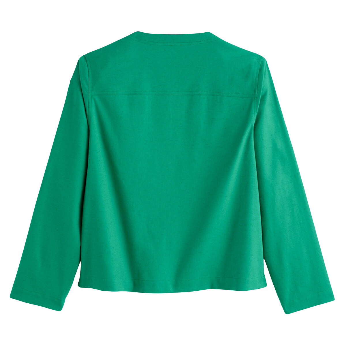 Блузка SIXSOEURS X LA REDOUTE Блузка С круглым воротником 42 (FR) - 48 (RUS) зеленый, размер 42 (FR) - 48 (RUS) Блузка С круглым воротником 42 (FR) - 48 (RUS) зеленый - фото 4