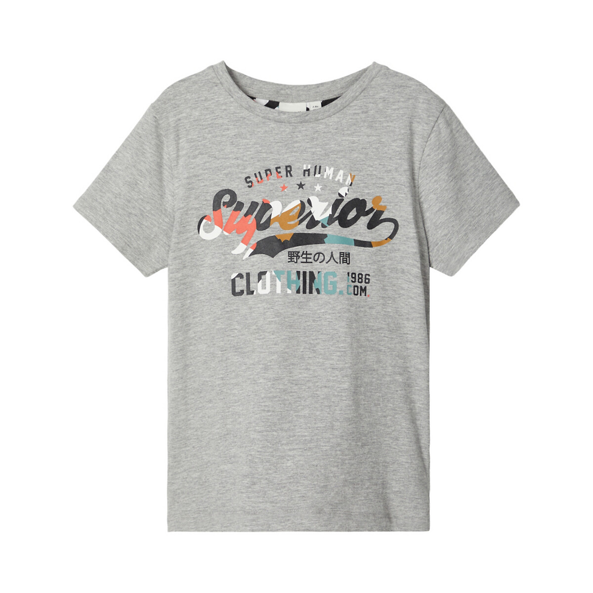

Футболка LaRedoute, Серый, 7-14 лет 7/8 серый