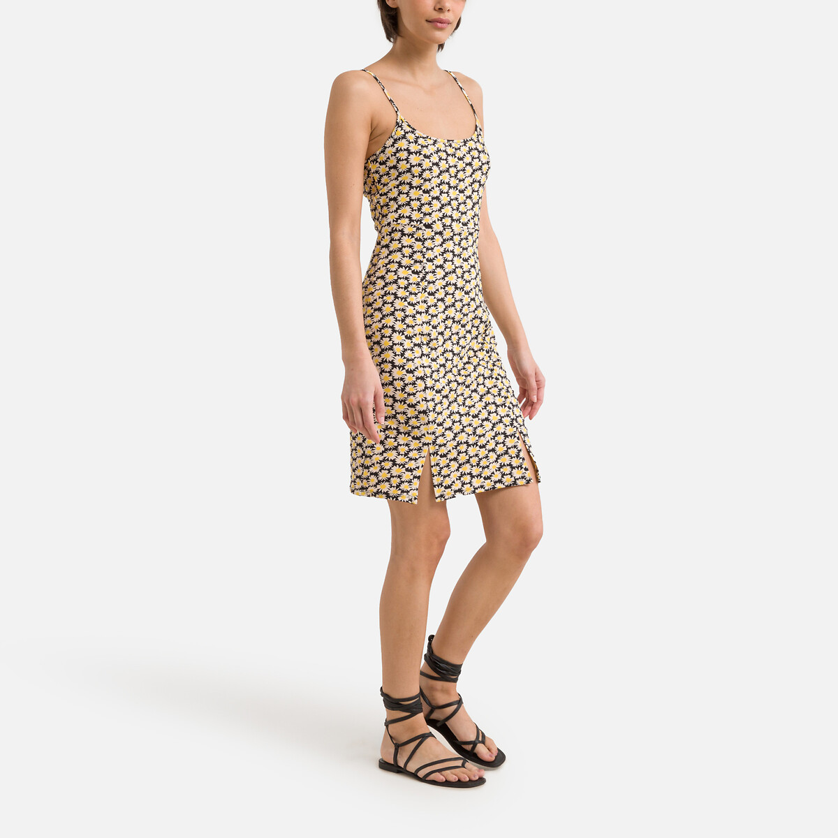 Платье Короткое с цветочным принтом XS разноцветный LaRedoute, размер XS - фото 2