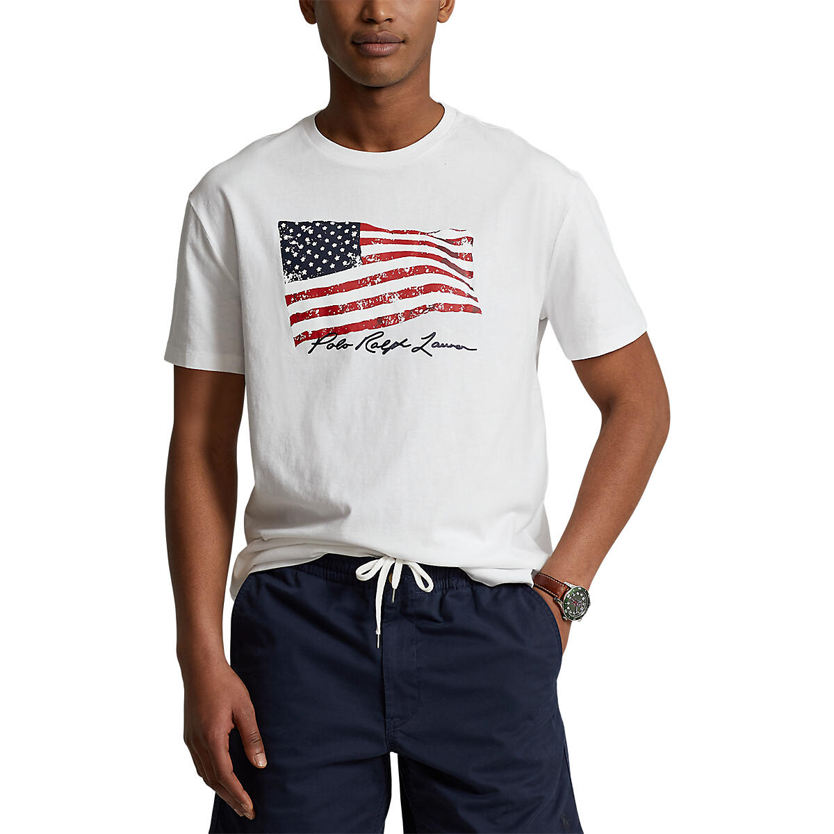 

Футболка LaRedoute, Белый, Футболка С круглым вырезом Polo RL Flag XXL белый