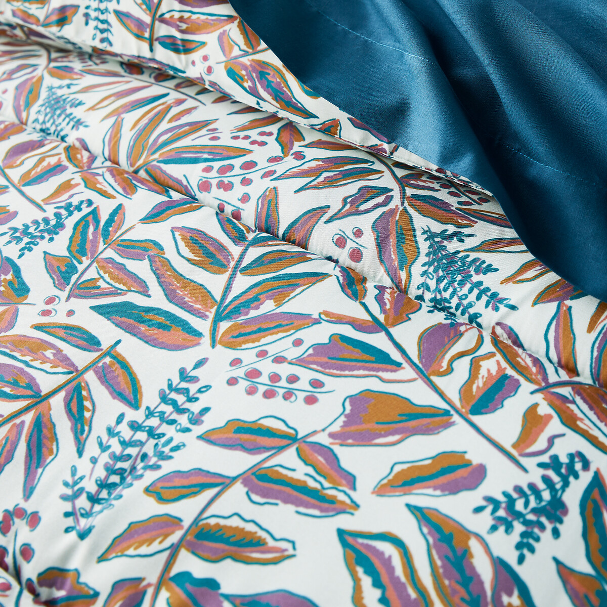 Одеяло из переработанной микрофибры с принтом Barbora  140 x 200 см каштановый LaRedoute, размер 140 x 200 см - фото 3