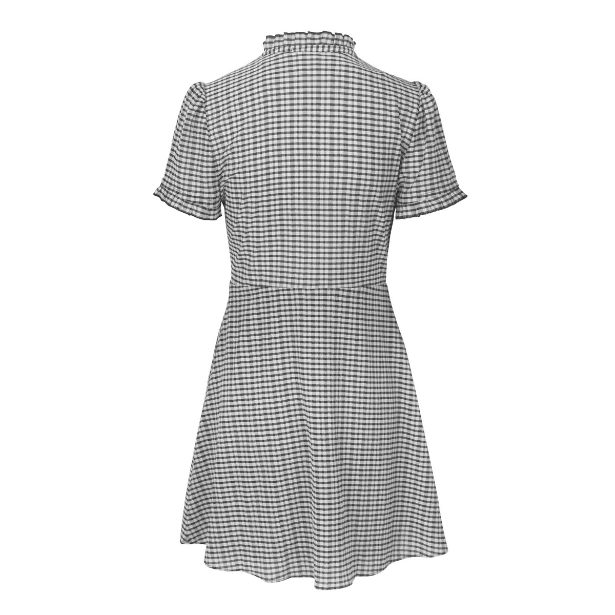 Платье La Redoute С принтом короткое с короткими рукавами L черный, размер L - фото 2
