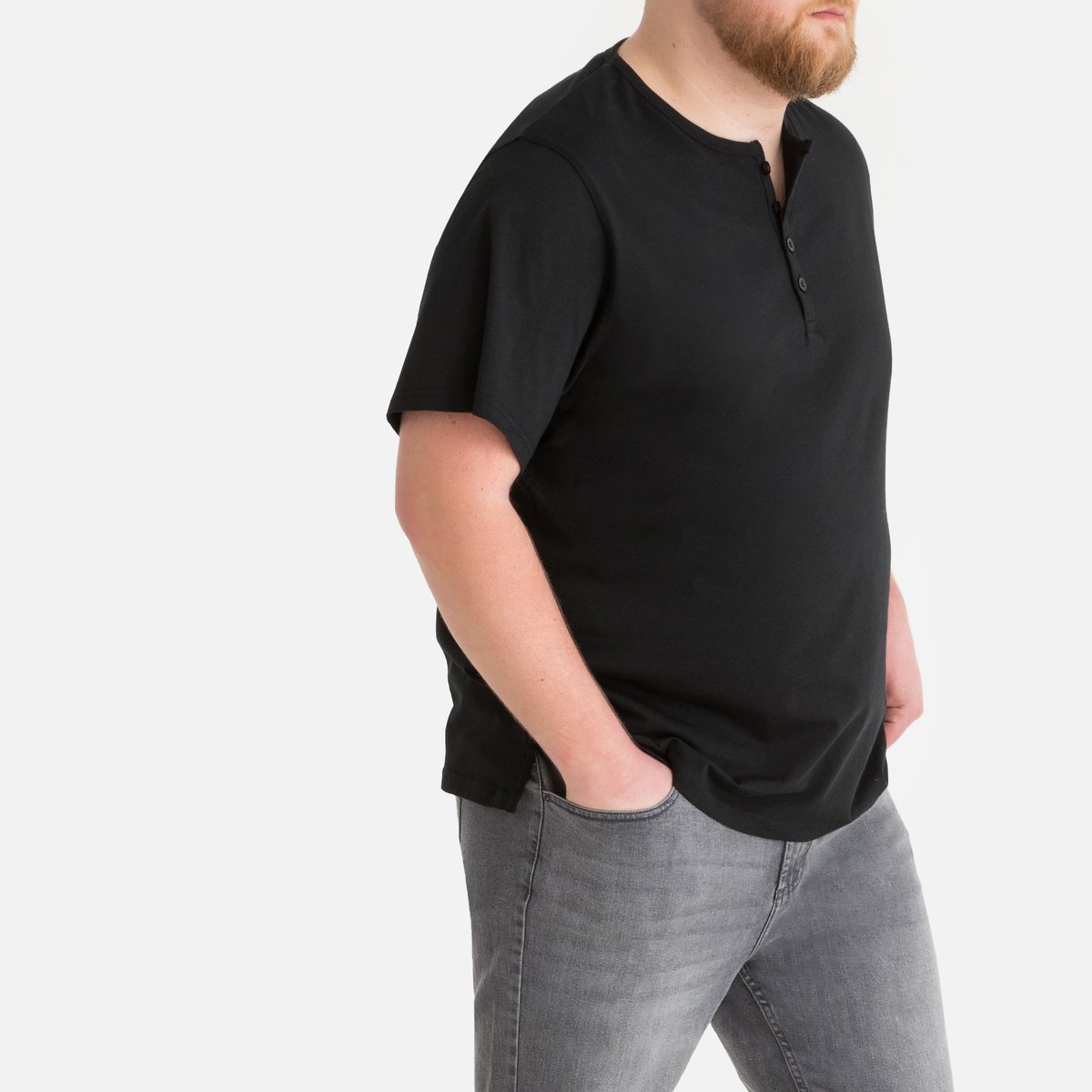 

Футболка La Redoute, Черный, Однотонная с короткими рукавами 50/52 черный