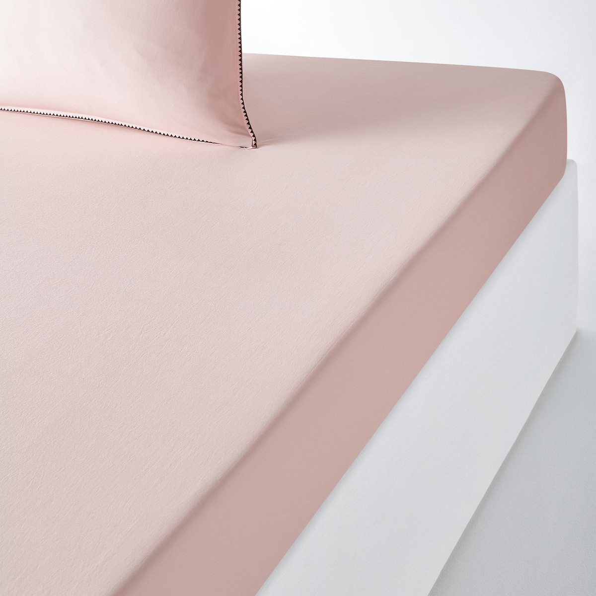 

Простыня La Redoute, Розовый, Натяжная однотонная из стиранного хлопка ADRIO 180 x 200 см розовый