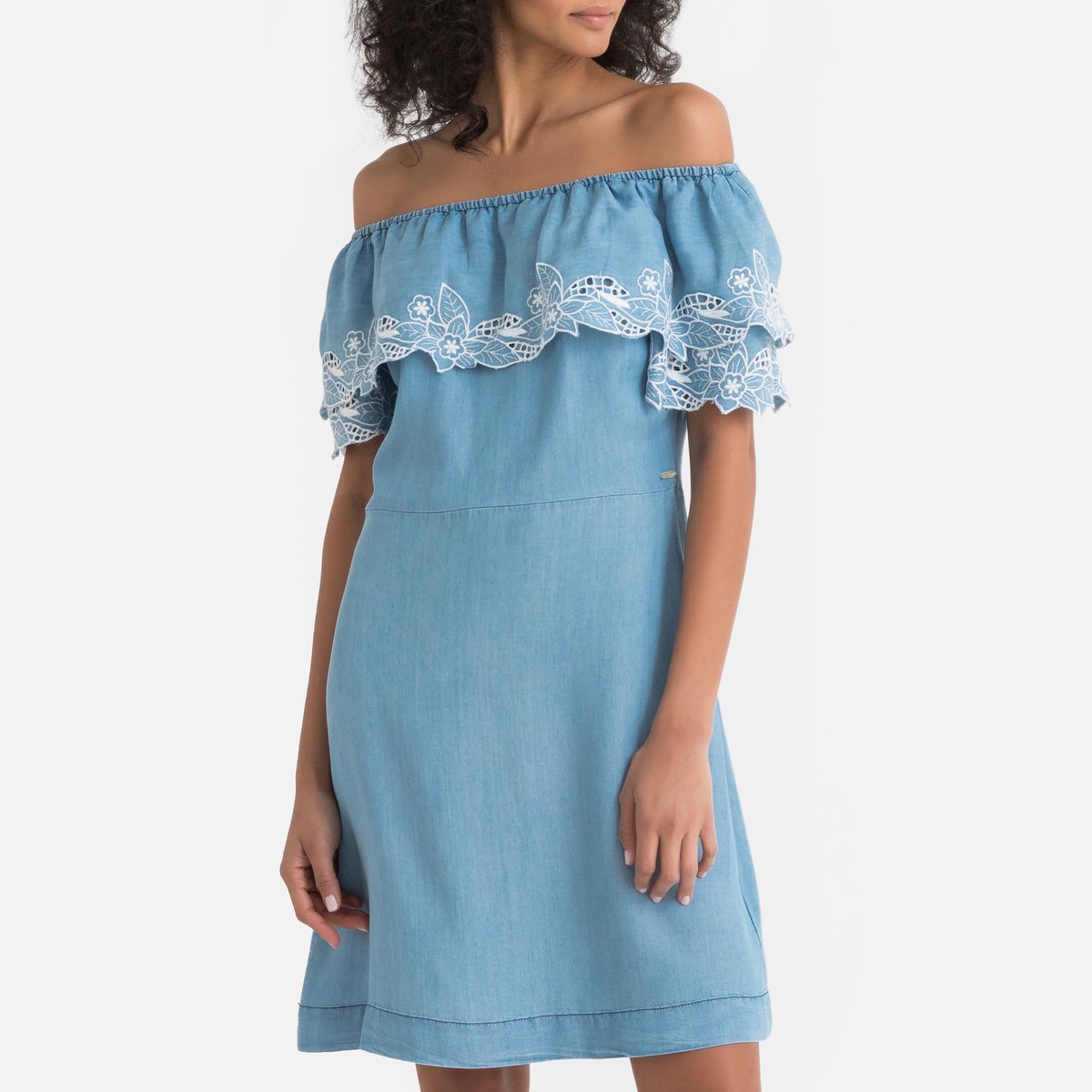 

Платье La Redoute, Синий, Прямое из лиоцелла Tati S синий