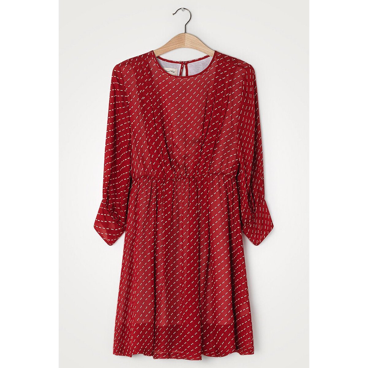 Платье LaRedoute С V-образным вырезом короткое ABOODI L красный, размер L - фото 5
