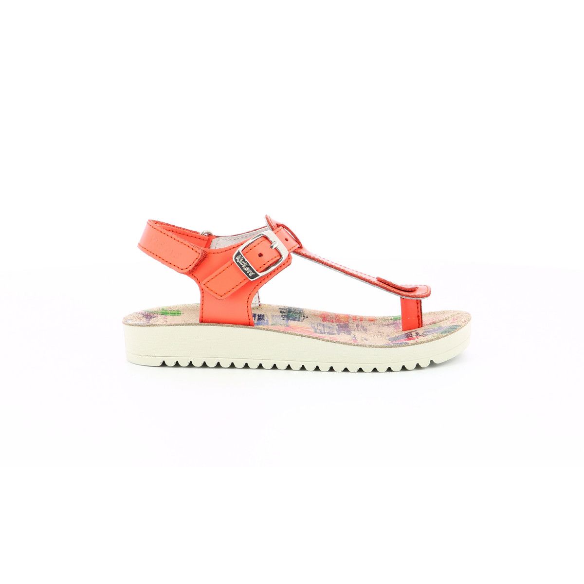 tong cuir femme kickers
