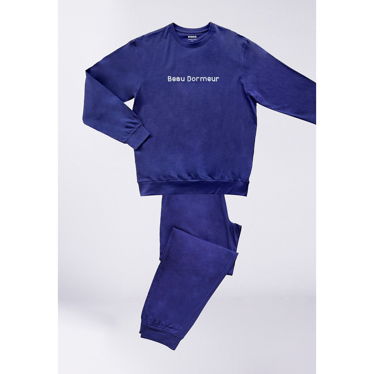 Пижама с длинными рукавами beau dormeur  XXL синий LaRedoute, размер XXL