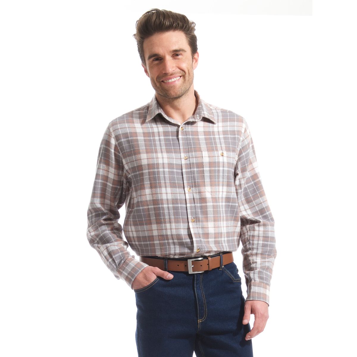 Lot de 2 chemises en flanelle
