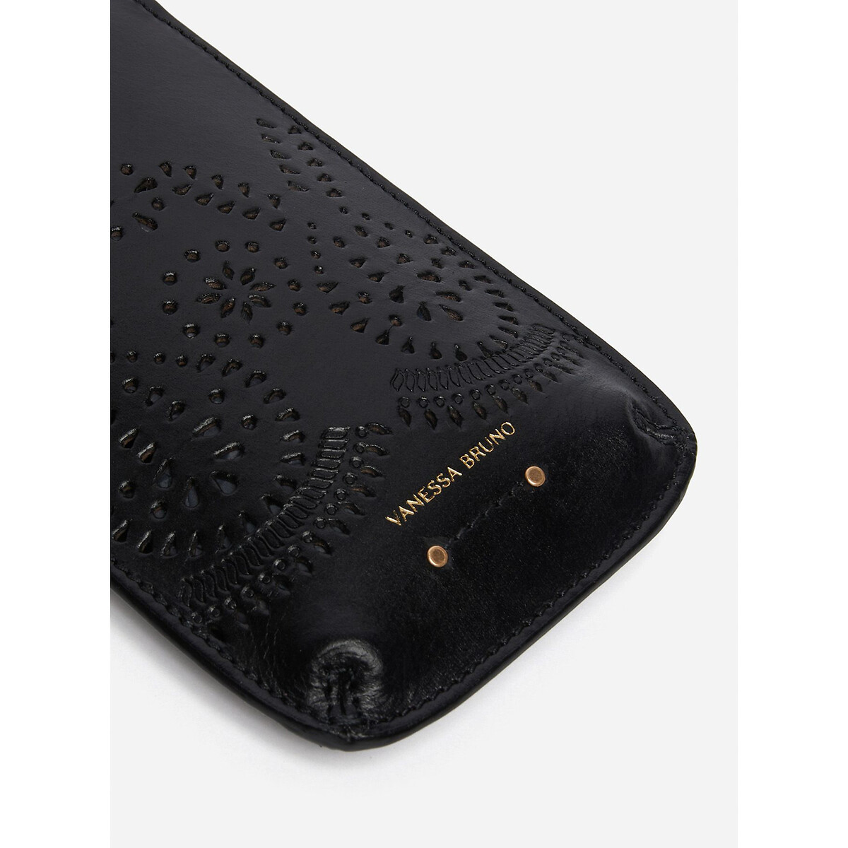 Сумка-клатч Для телефона из кожи HOLLY единый размер черный LaRedoute - фото 4