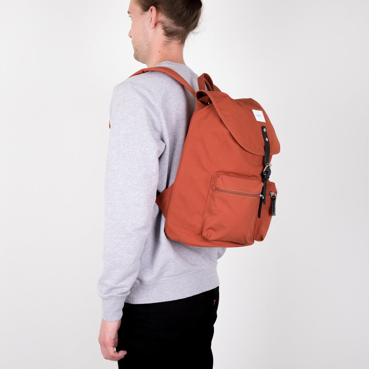 Рюкзак La Redoute ROALD  л для ноутбука единый размер оранжевый - фото 2