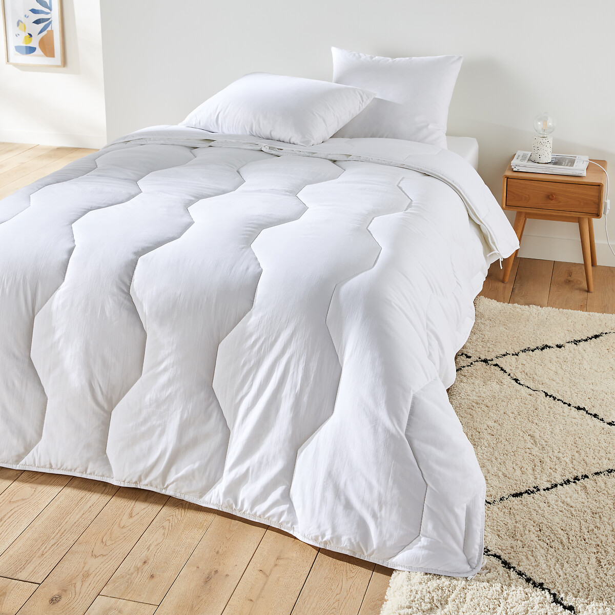 Синтетическое Всесезонное одеяло Hollofil Allerban 240 x 220 см белый