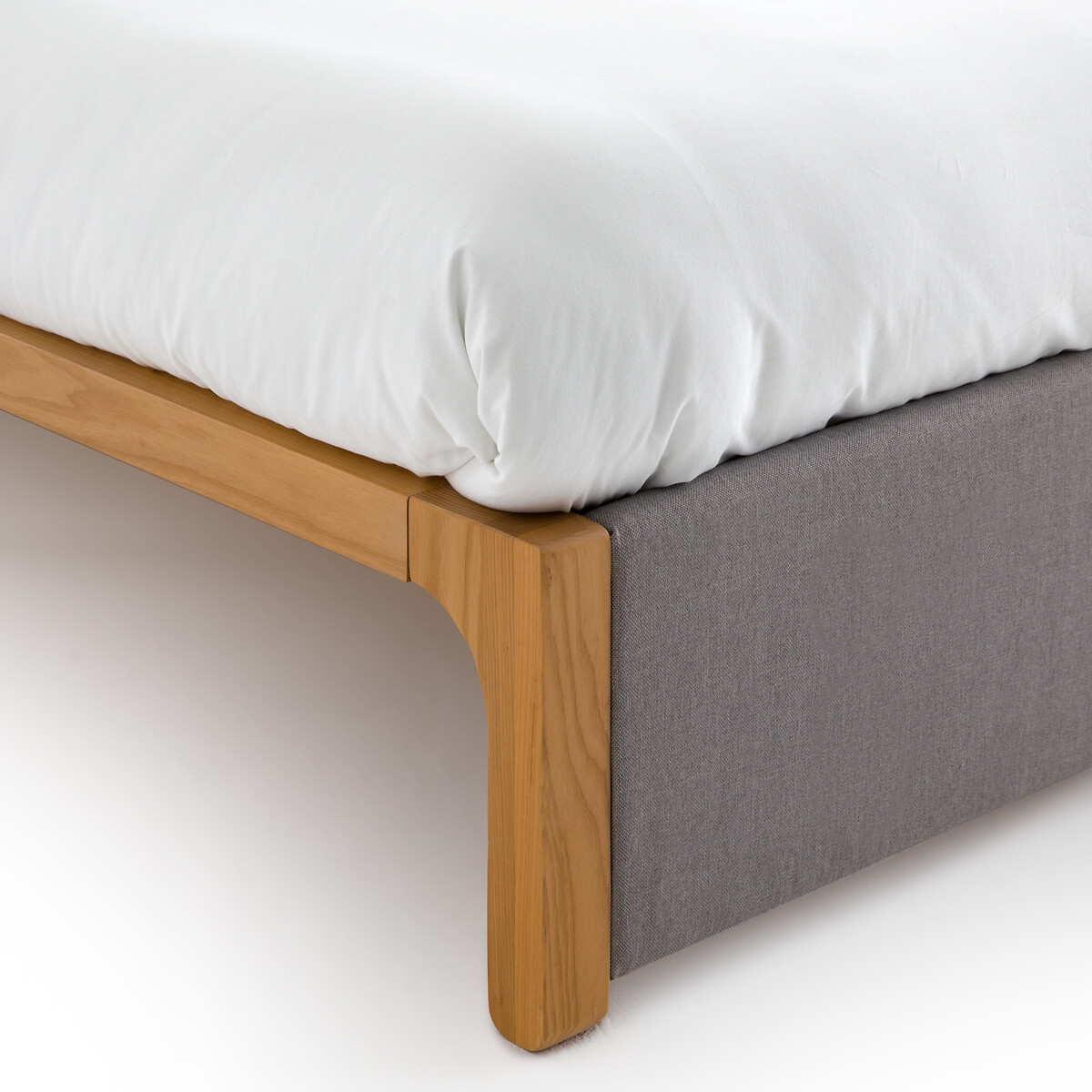 Кровать La Redoute С реечным дном ELORI 140 x 190 см серый, размер 140 x 190 см - фото 5