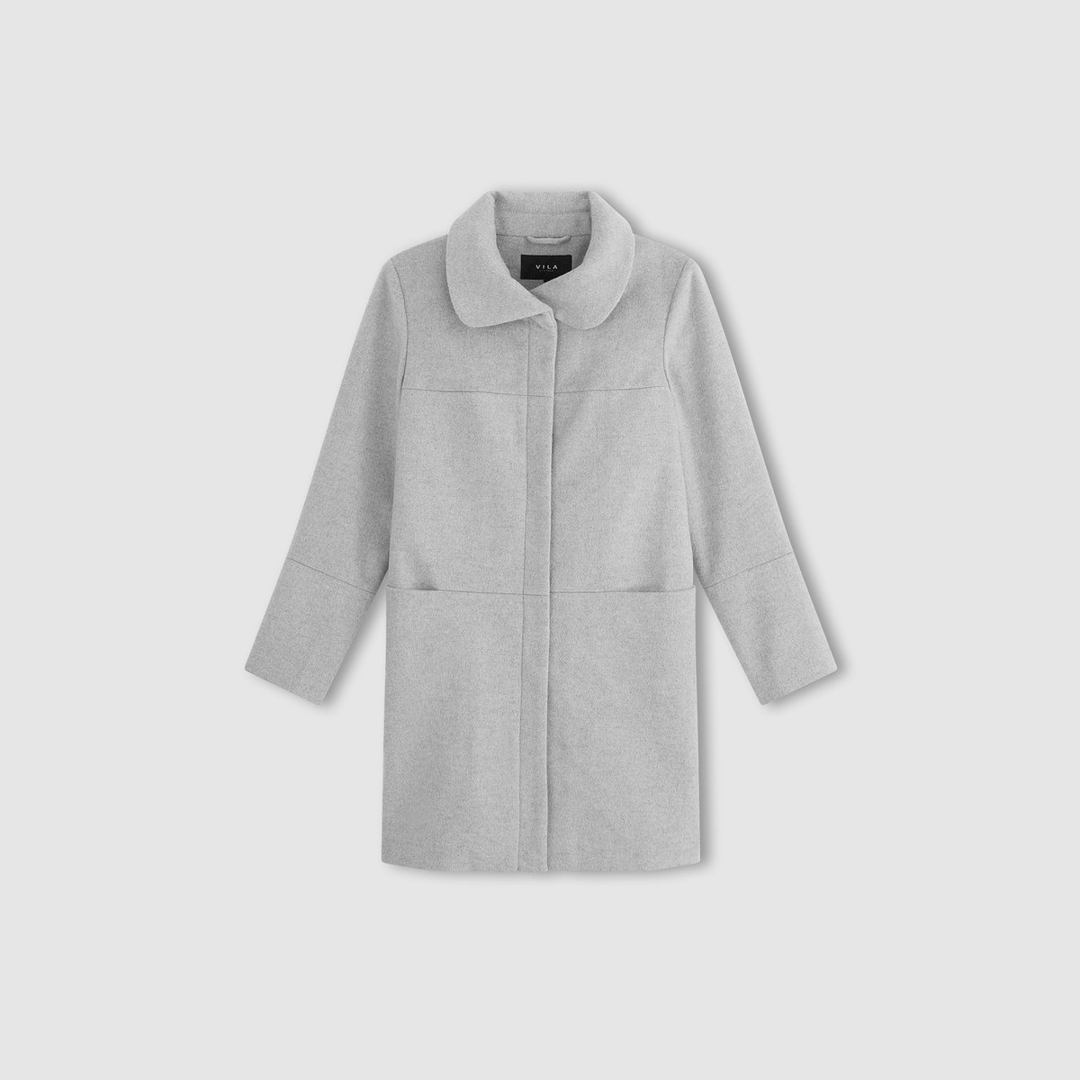 

Пальто в форме трапеции с шалевым воротником, VIMARRY COAT