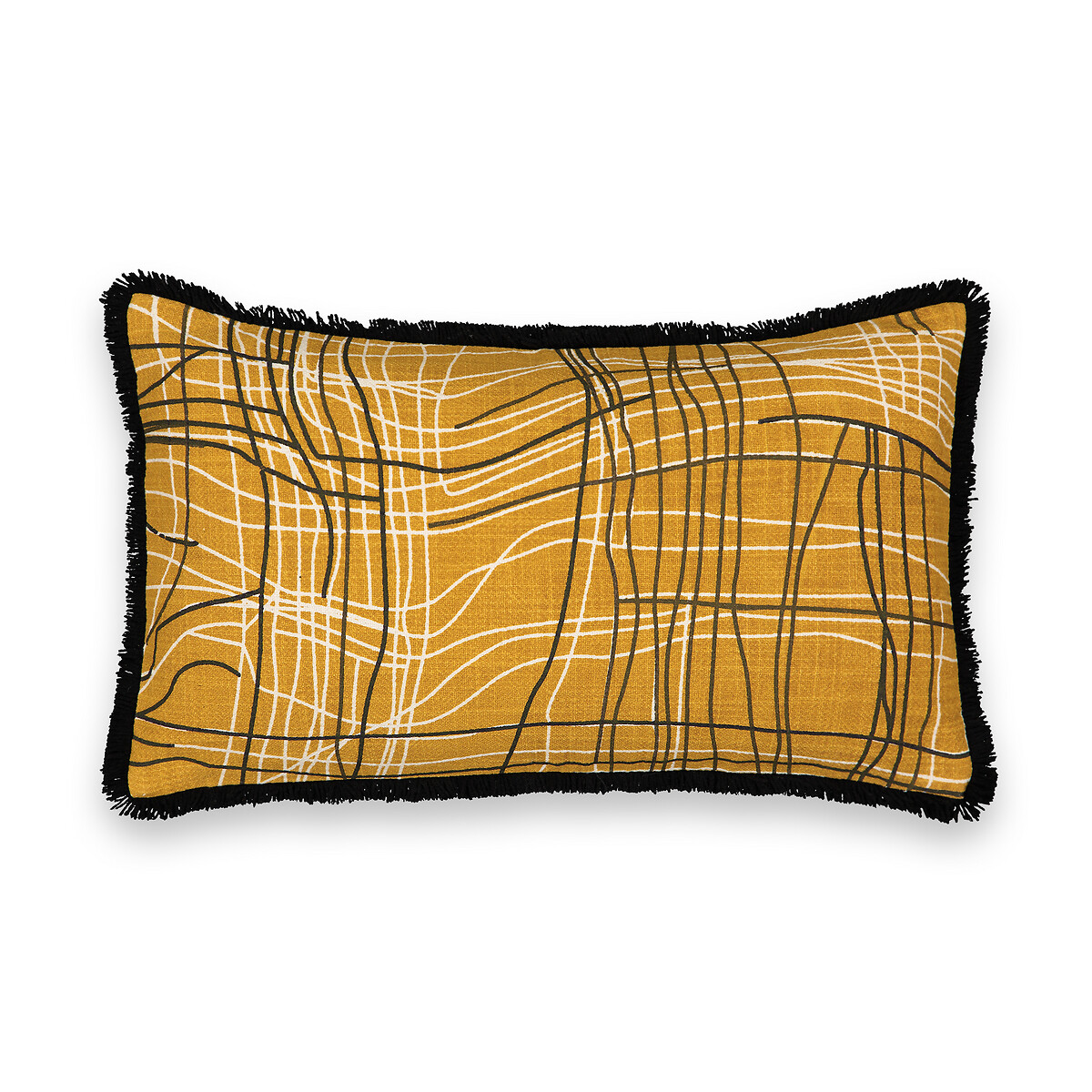 Чехол На подушку с отделкой ворсом Dalian 50 x 30 см желтый
