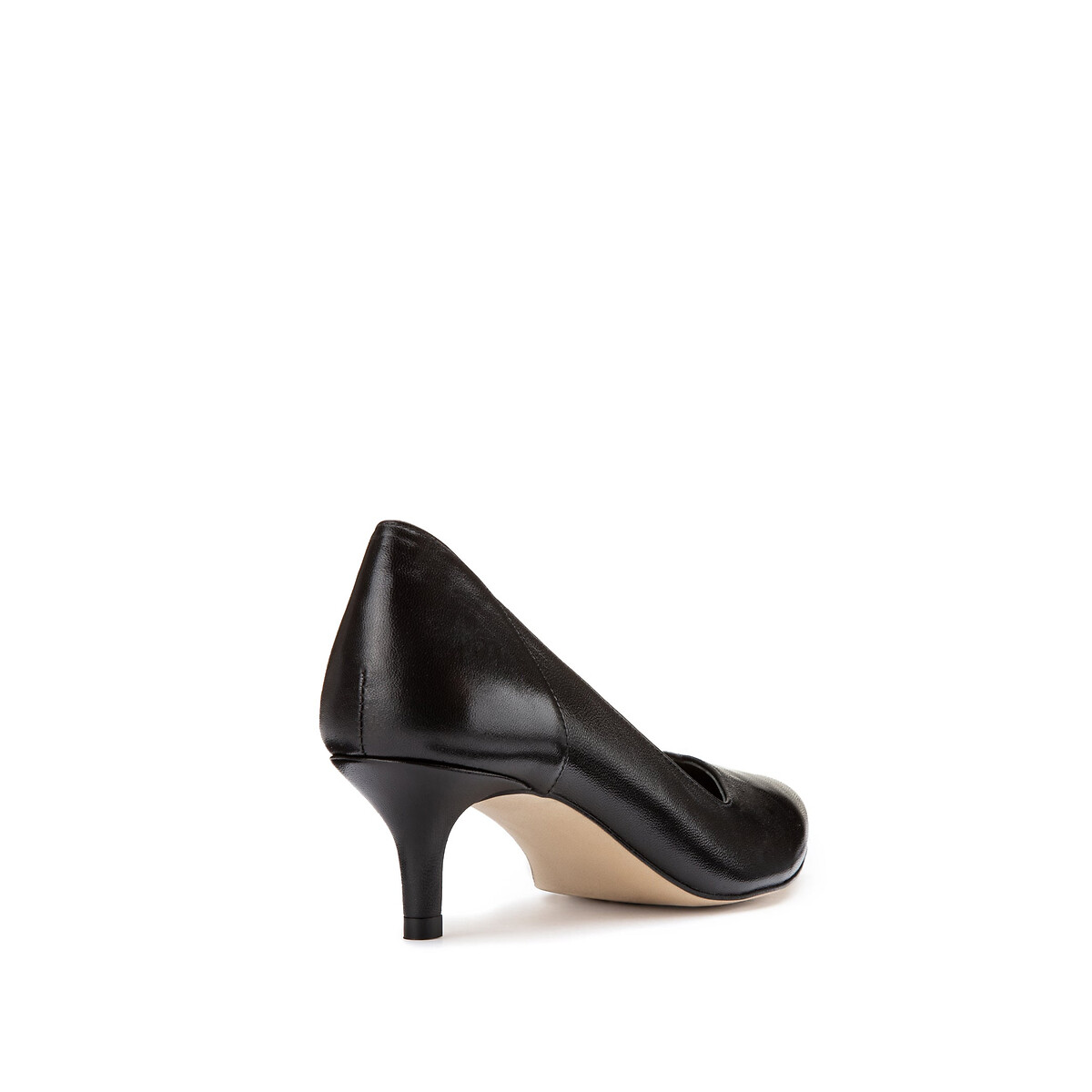 Туфли La Redoute Из кожи на каблуке-шпильке 35 черный, размер 35 - фото 3
