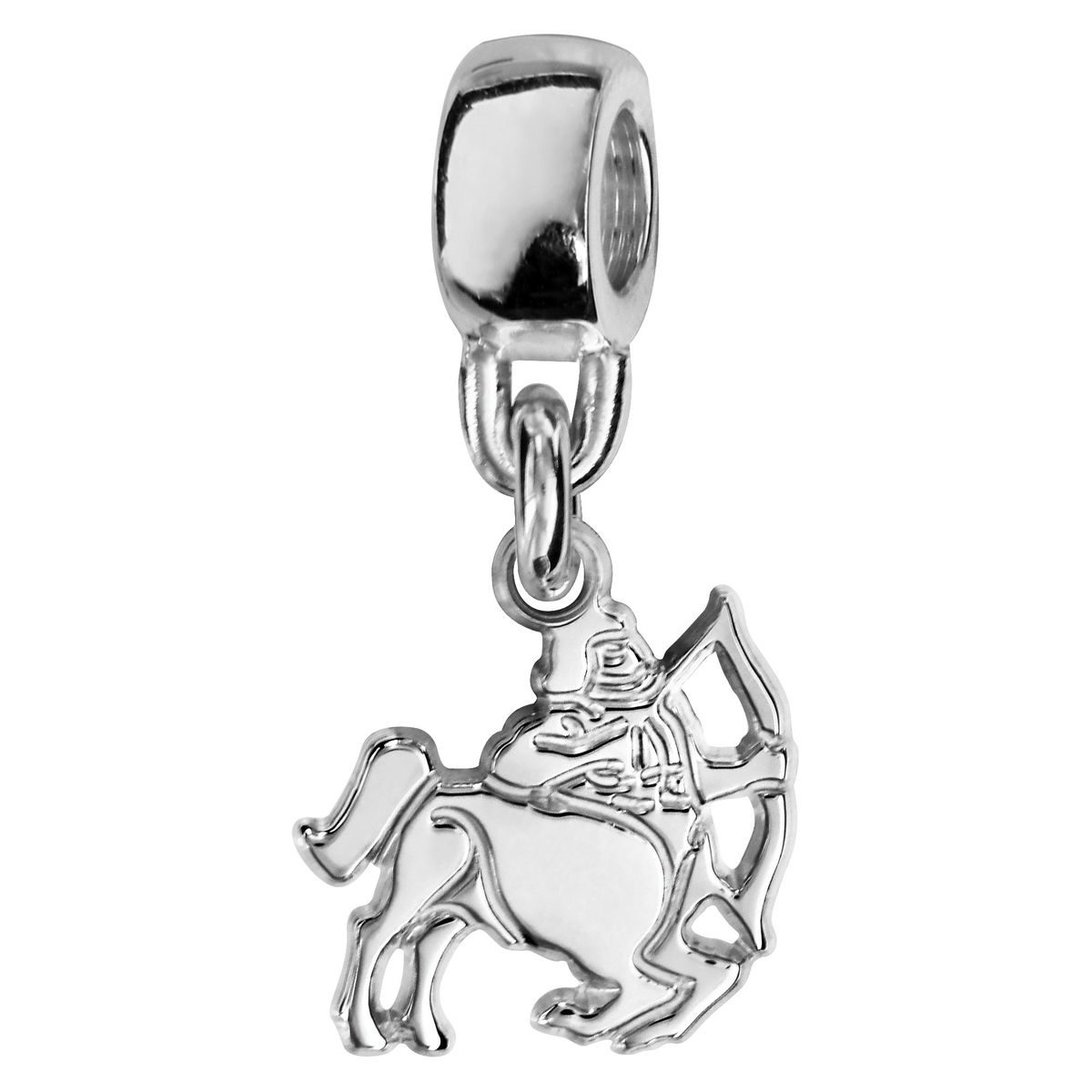 Charm Zodiaque Sagittaire Argent 925 - Compatible Pandora, Trollbeads, Chamilia, Biagi