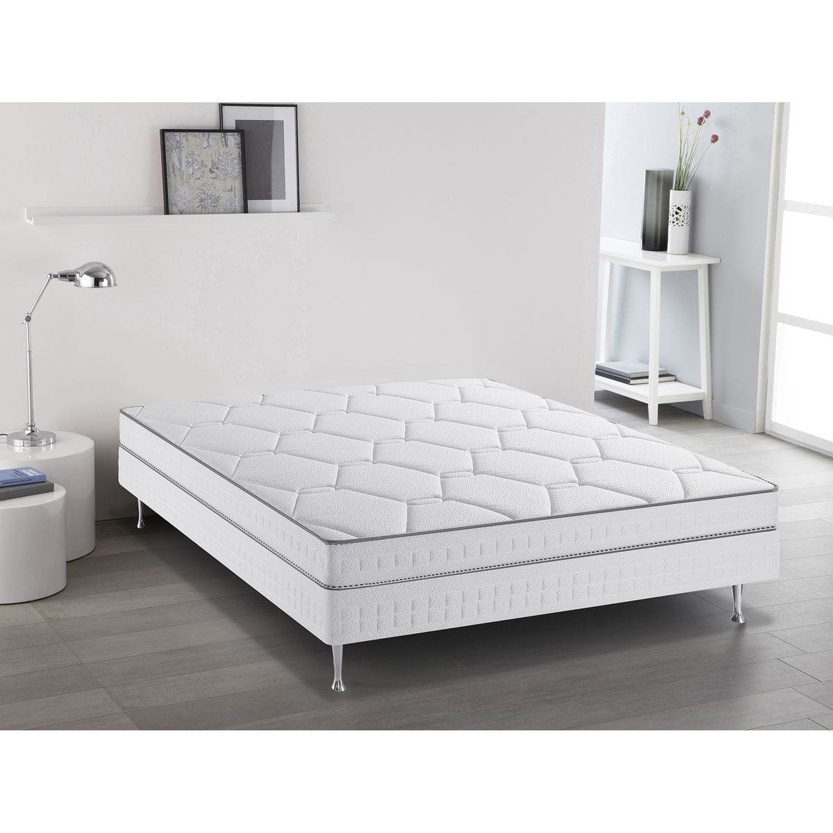 Matelas ressorts ensachés confort ferme
