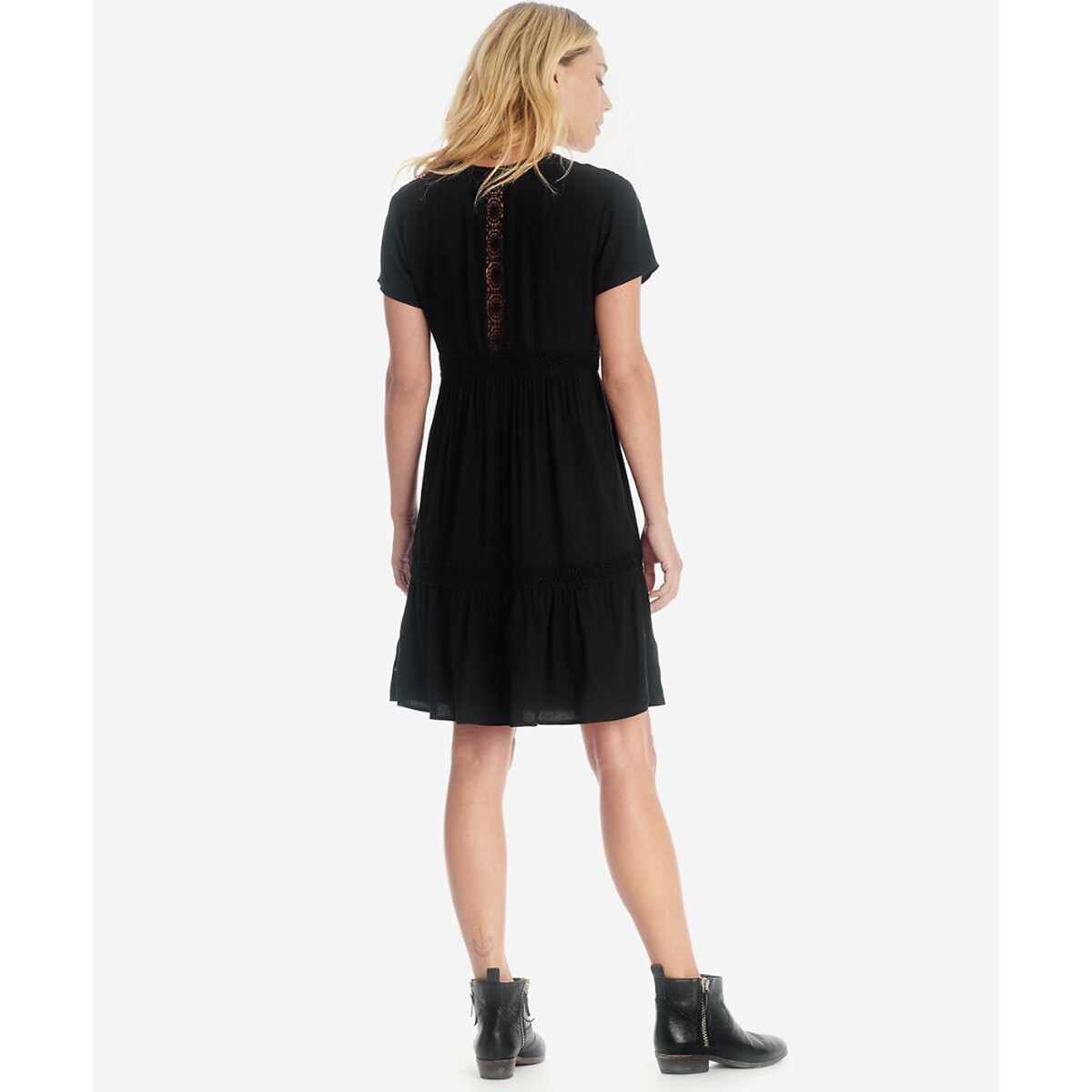 Платье LaRedoute Короткое S черный, размер S - фото 2