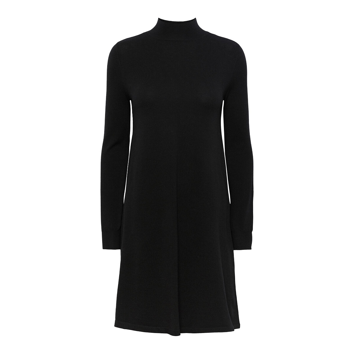 Платье-пуловер PIECES Платье-пуловер Воротник-стойка XL черный, размер XL - фото 1