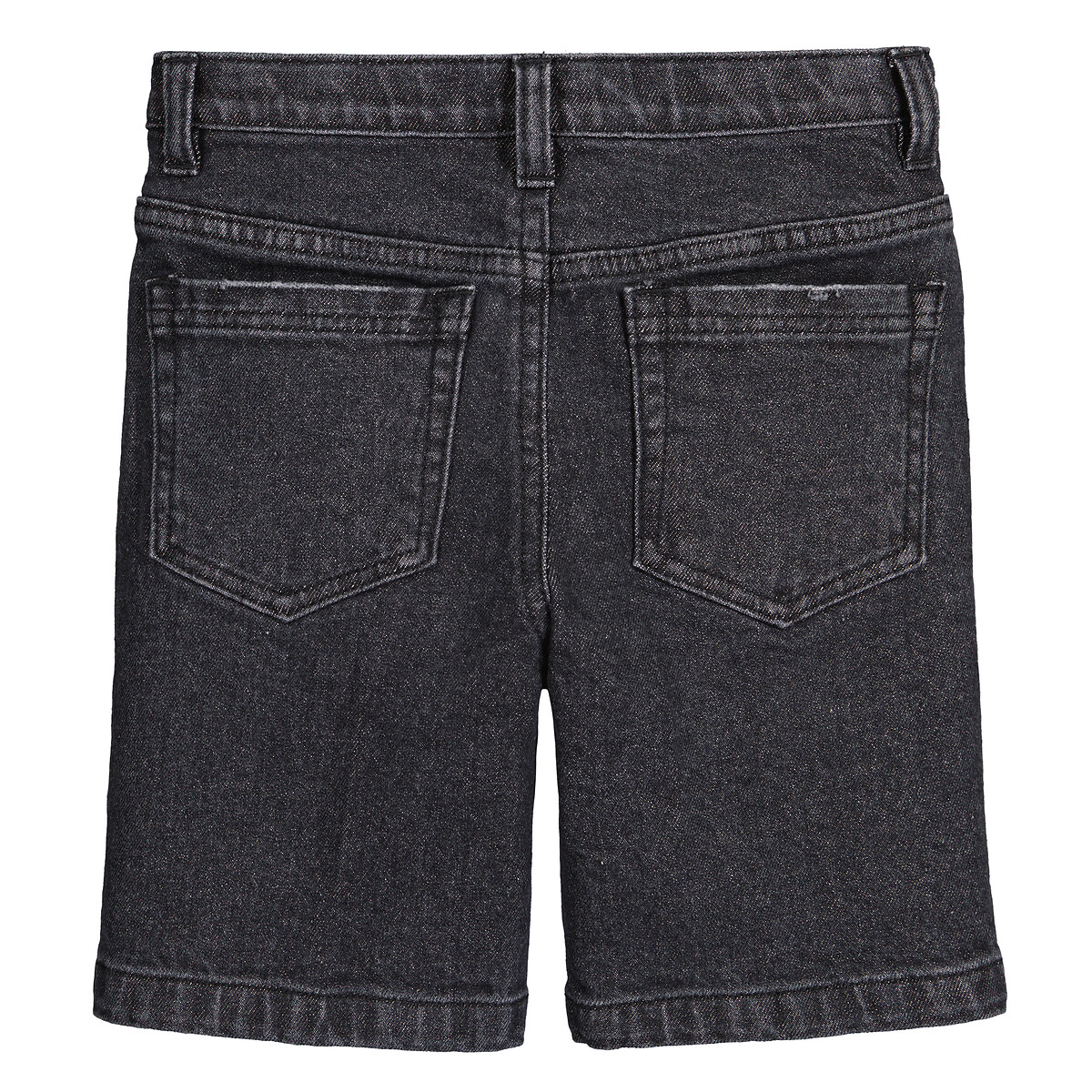 Бермуды Из джинсовой ткани 6 черный LaRedoute, размер 6 - фото 4