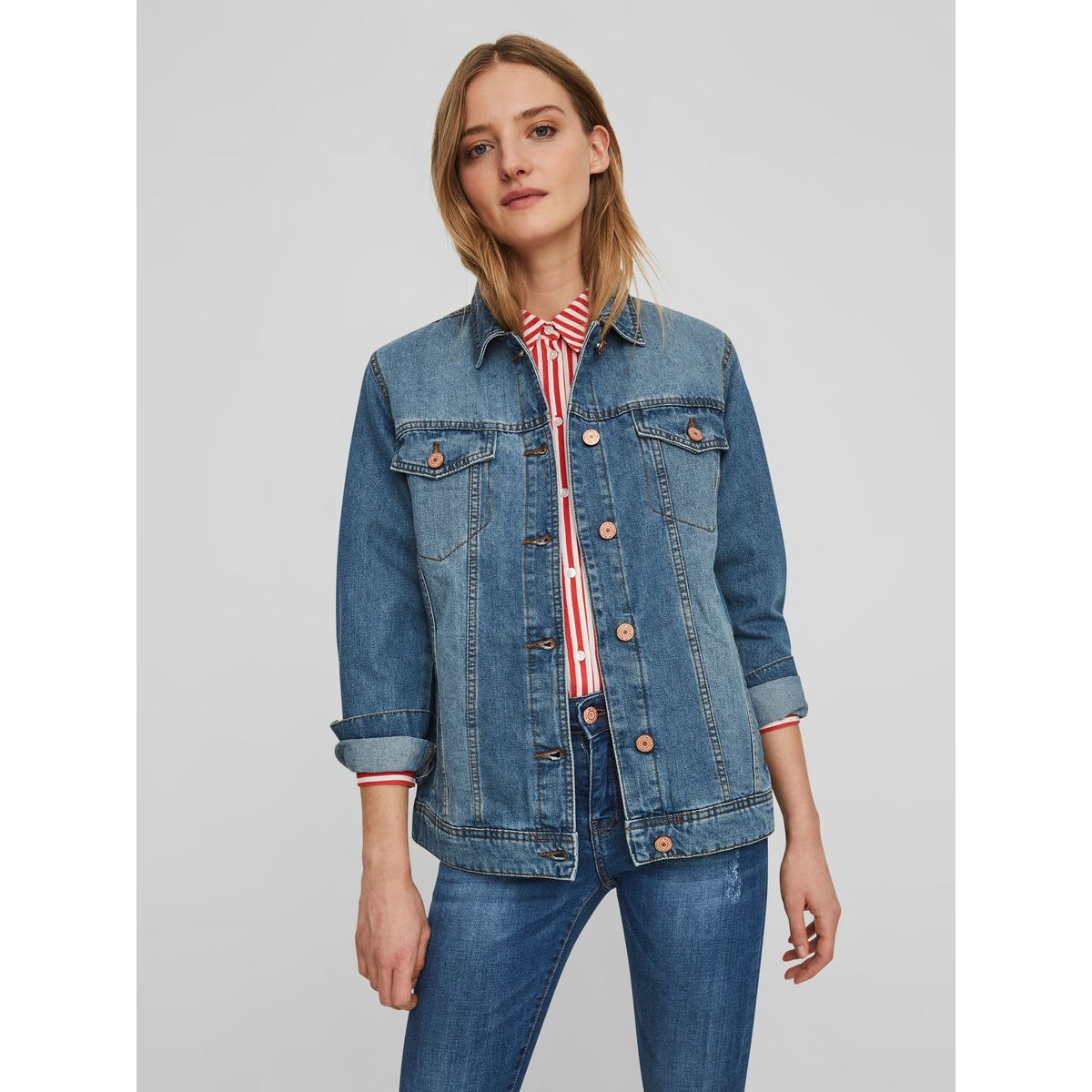 Veste en jean Longue