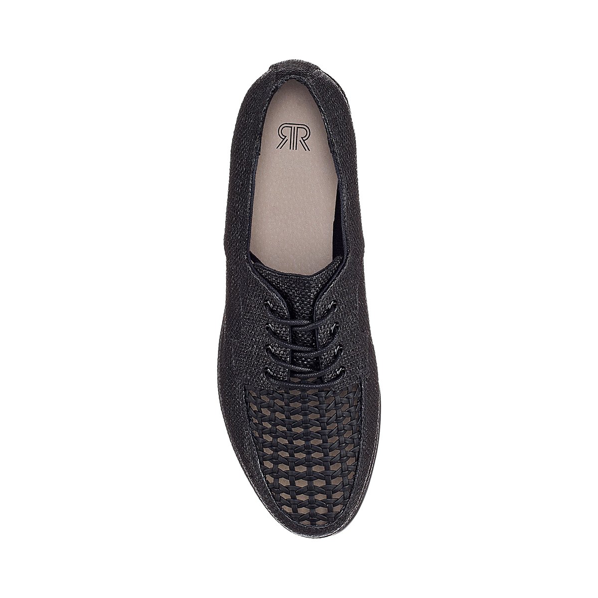 Ботинки-дерби La Redoute На шнуровке на платформе 38 черный, размер 38 - фото 4