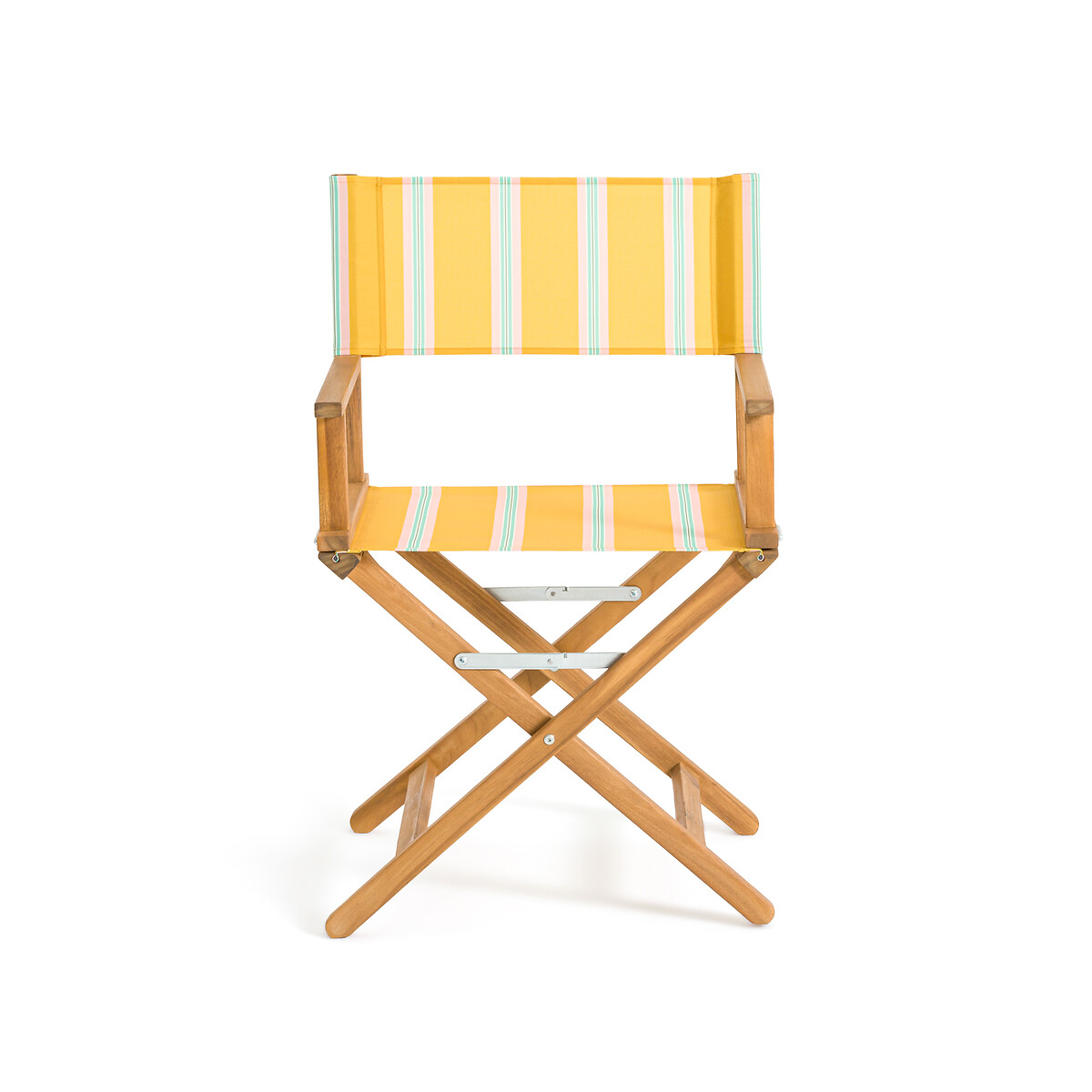 Кресло режиссерское из акации и ткани Veniza  единый размер желтый LaRedoute - фото 2