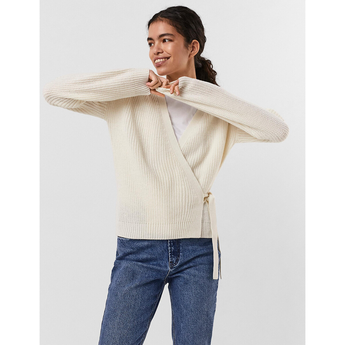 

Кардиган VERO MODA, Бежевый, Кардиган С запахом XS бежевый
