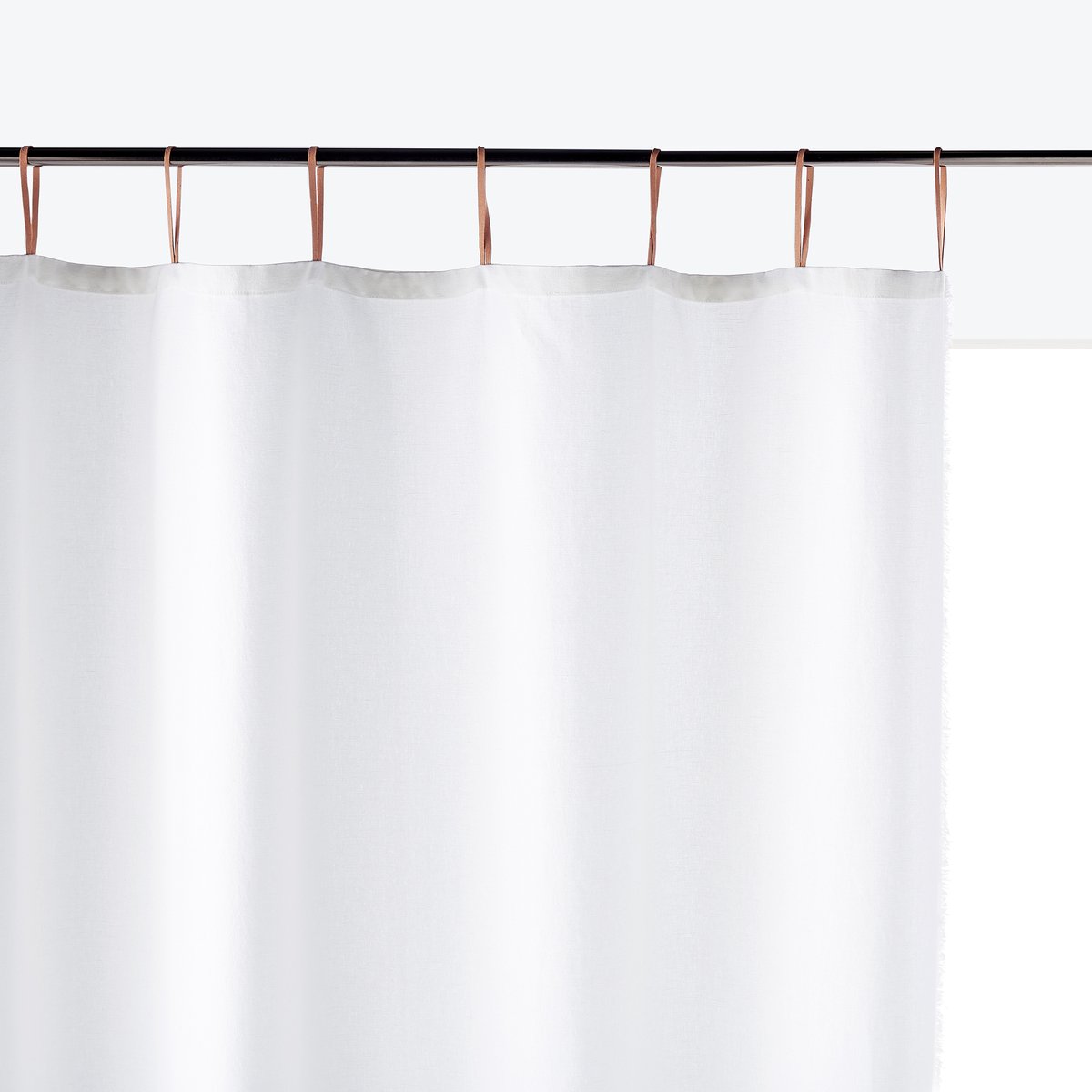

Занавеска La Redoute, Белый, С бахромой из хлопка и льна BELLO 260 x 140 см белый