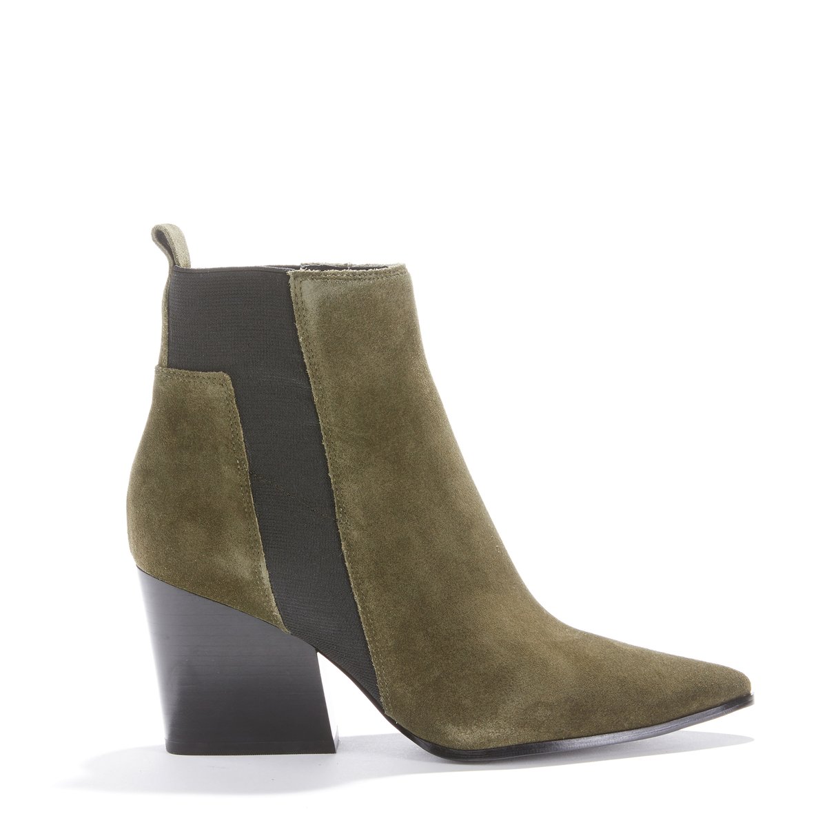 

Ботинки с фантазийным каблуком FINCH SUEDE, Хаки