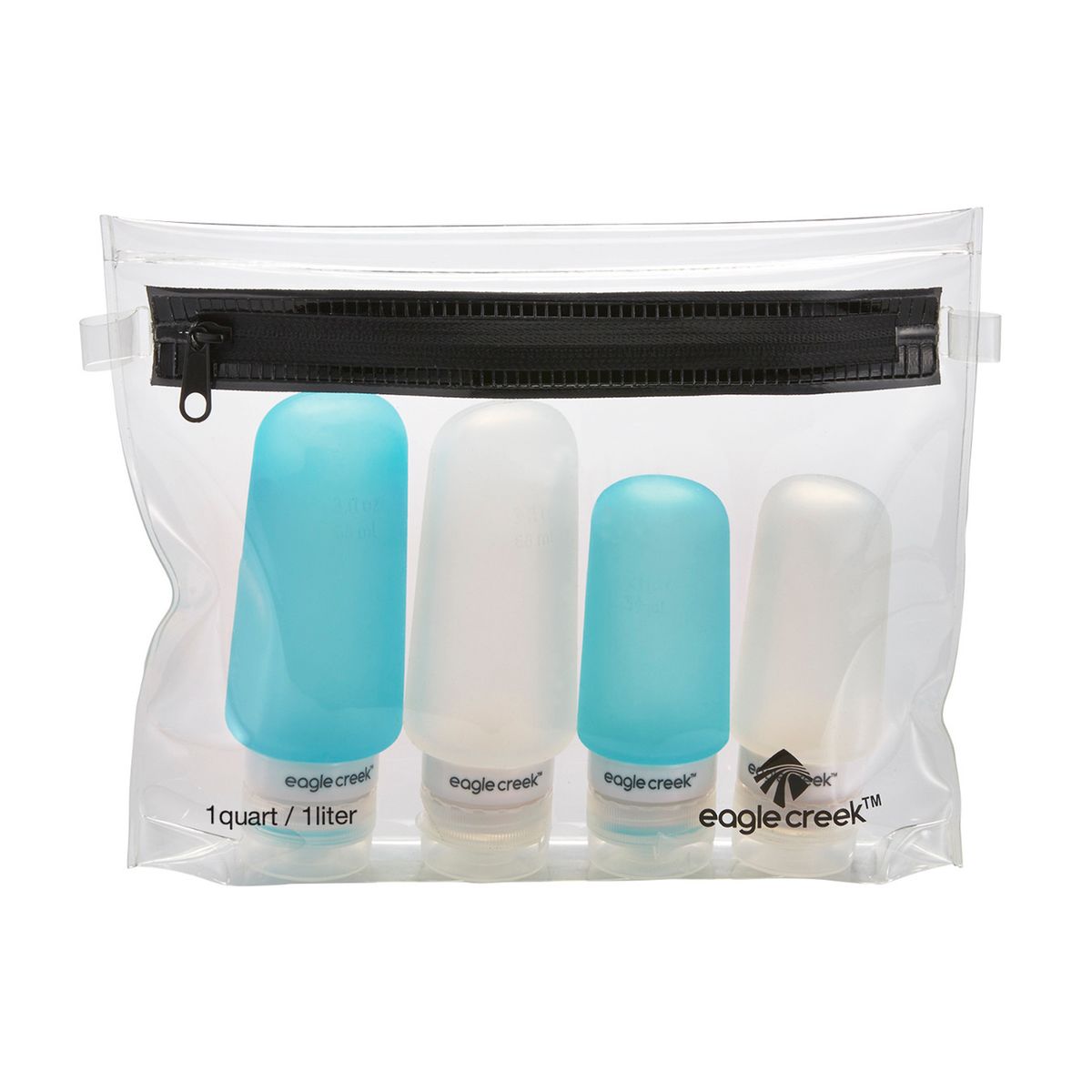 Silicone - Accessoire de rangement - bleu/transparent