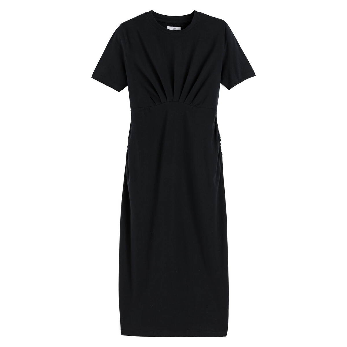 Платье LA REDOUTE COLLECTIONS Для периода беременности прямое короткие рукава M черный, размер M - фото 5