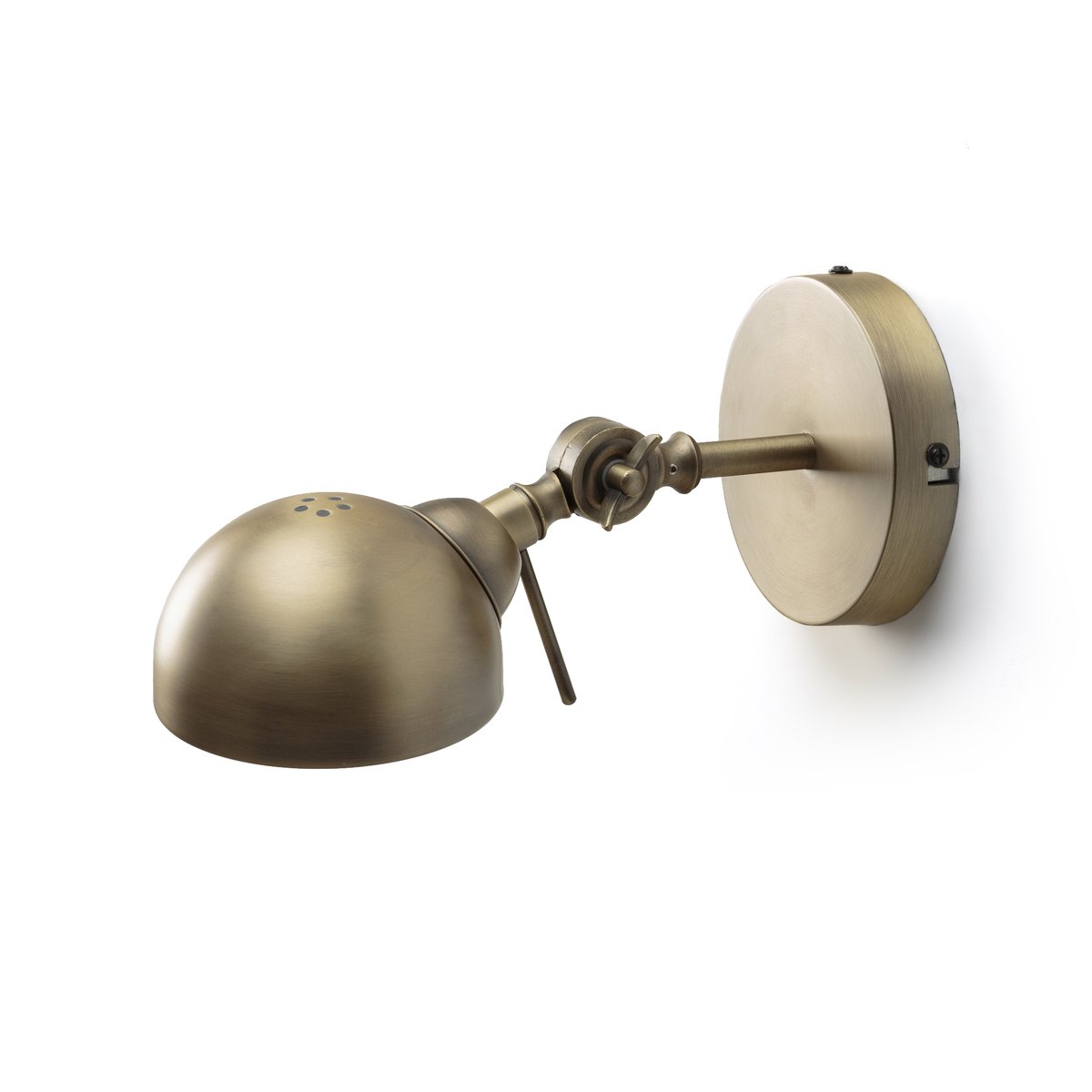 Бра из металла в промышленном стиле Kikan единый размер золотистый абажур с отверстиями для лампы подвесной светильник металлический абажур для потолочных светильников
