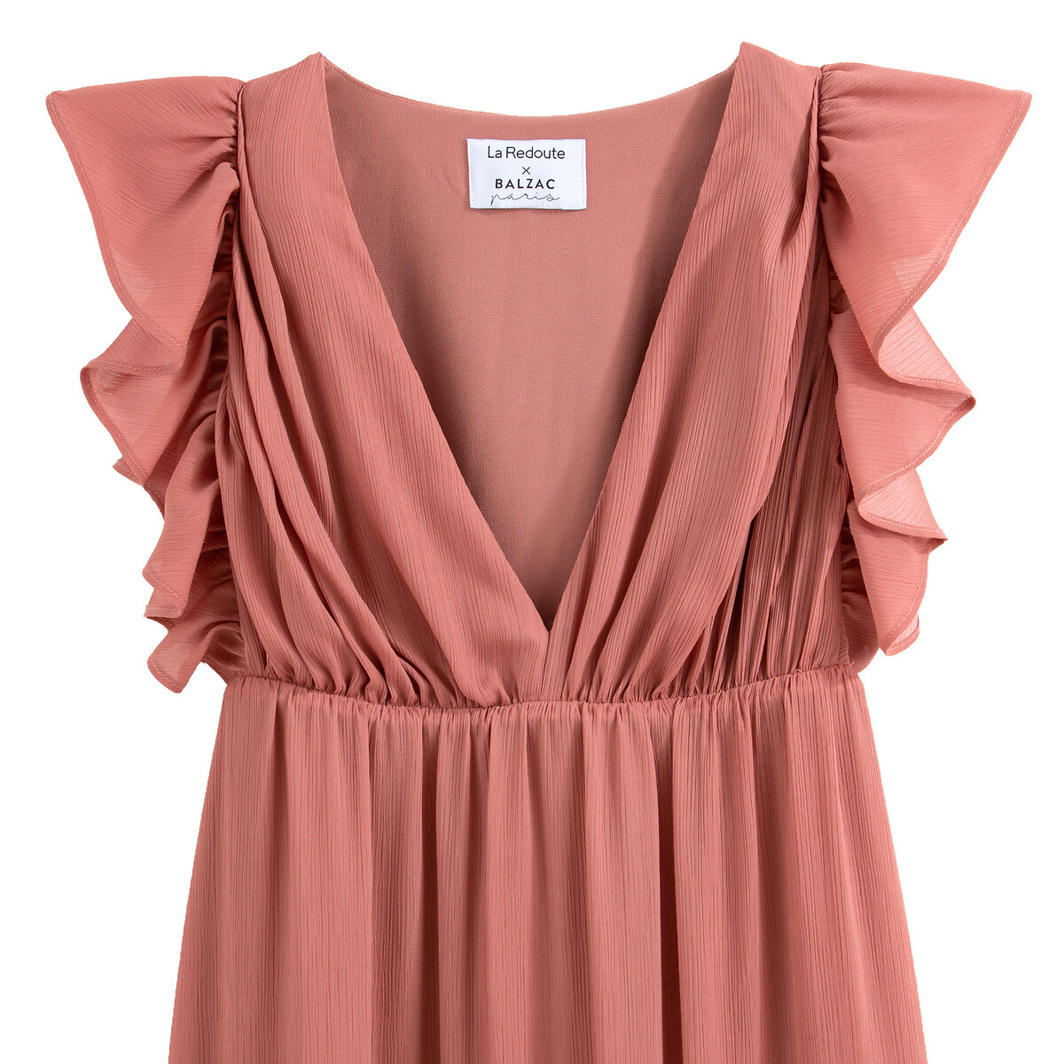 Платье La Redoute Длинное без рукавов 40 (FR) - 46 (RUS) розовый, размер 40 (FR) - 46 (RUS) Длинное без рукавов 40 (FR) - 46 (RUS) розовый - фото 2